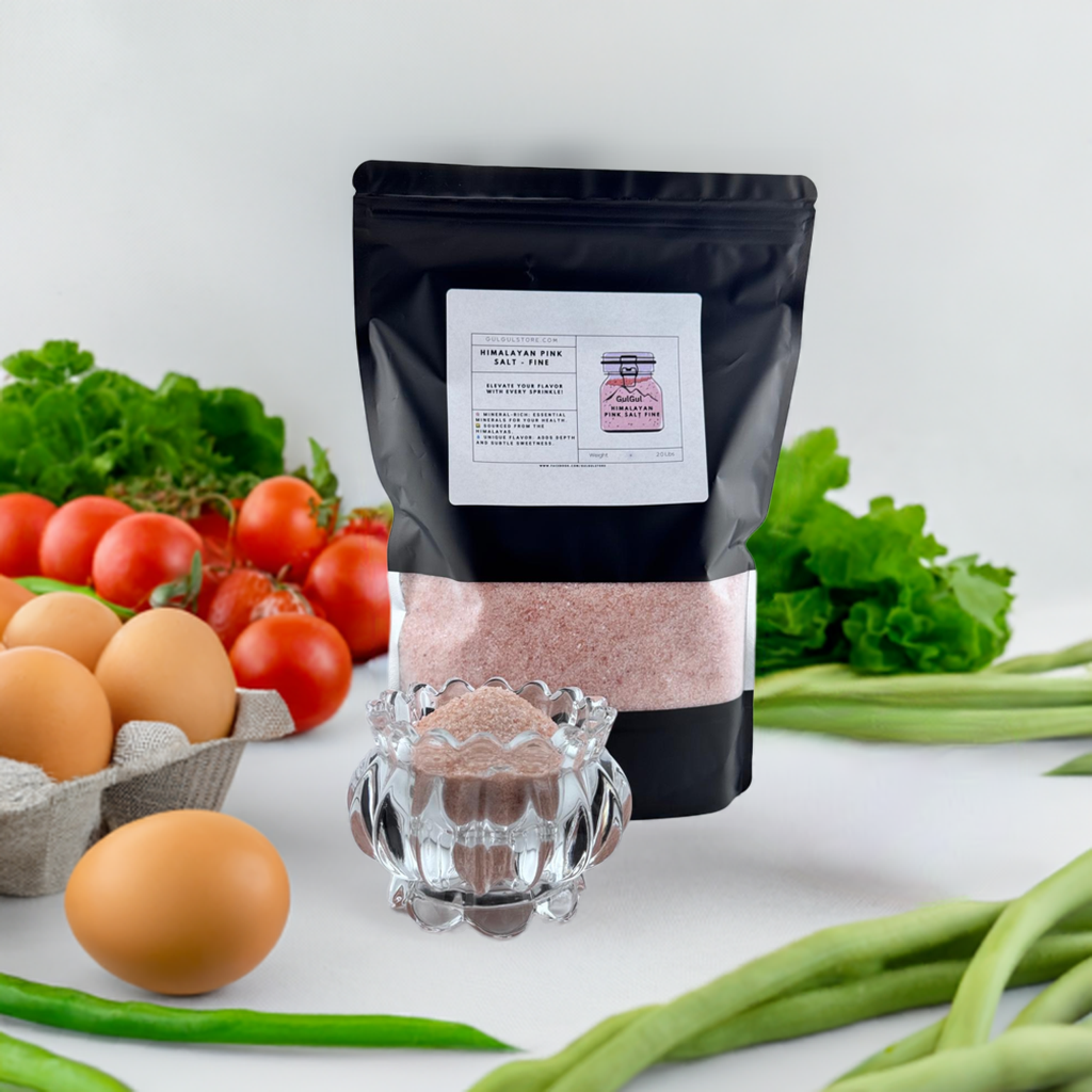 Gulgul Fine Himalayan Pink Salt – Natural, Mineral-Rich Cooking Salt for Everyday Use