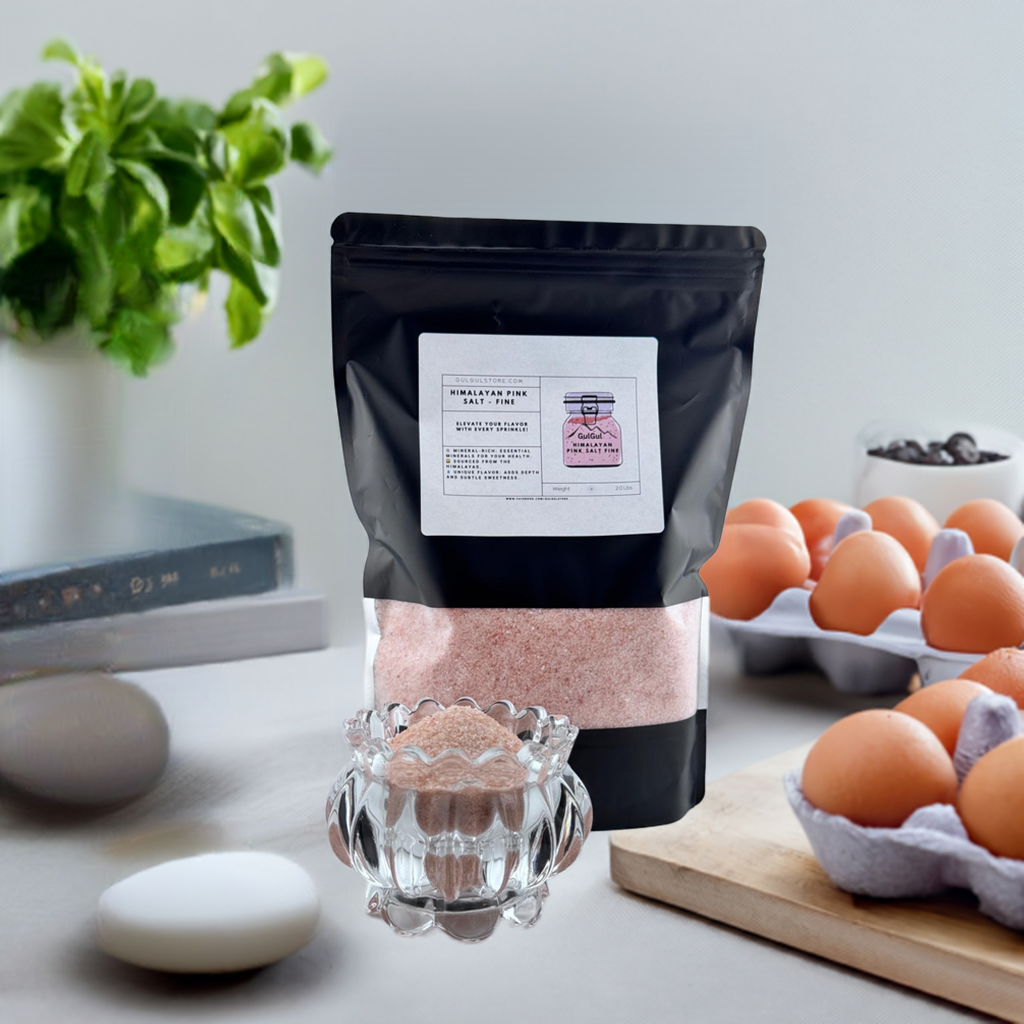 Gulgul Fine Himalayan Pink Salt – Natural, Mineral-Rich Cooking Salt for Everyday Use