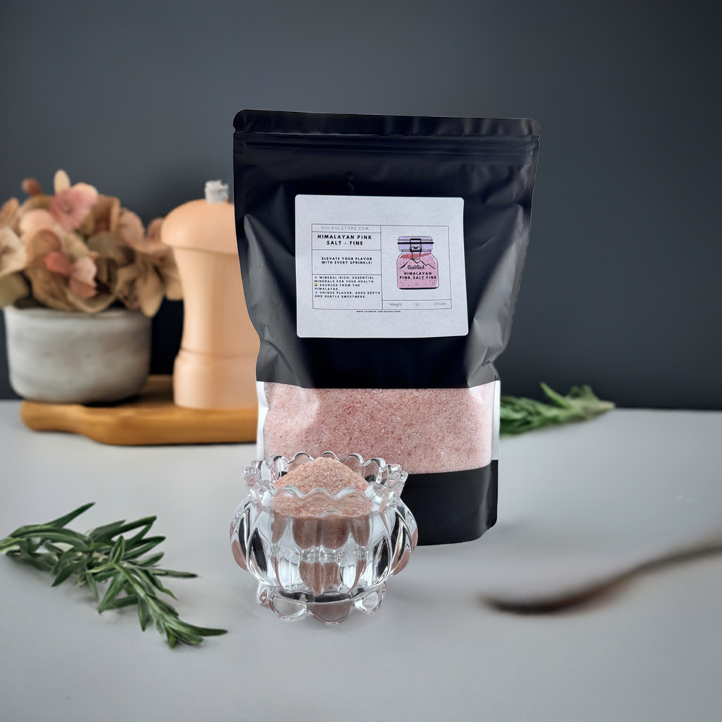 Gulgul Fine Himalayan Pink Salt – Natural, Mineral-Rich Cooking Salt for Everyday Use