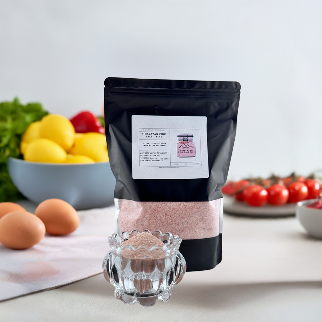 Gulgul Fine Himalayan Pink Salt – Natural, Mineral-Rich Cooking Salt for Everyday Use