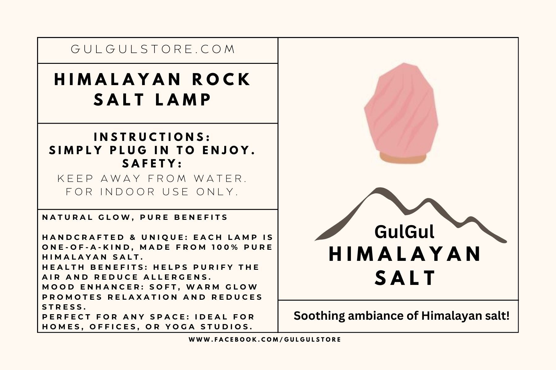 Therapeutic Salt Lamp