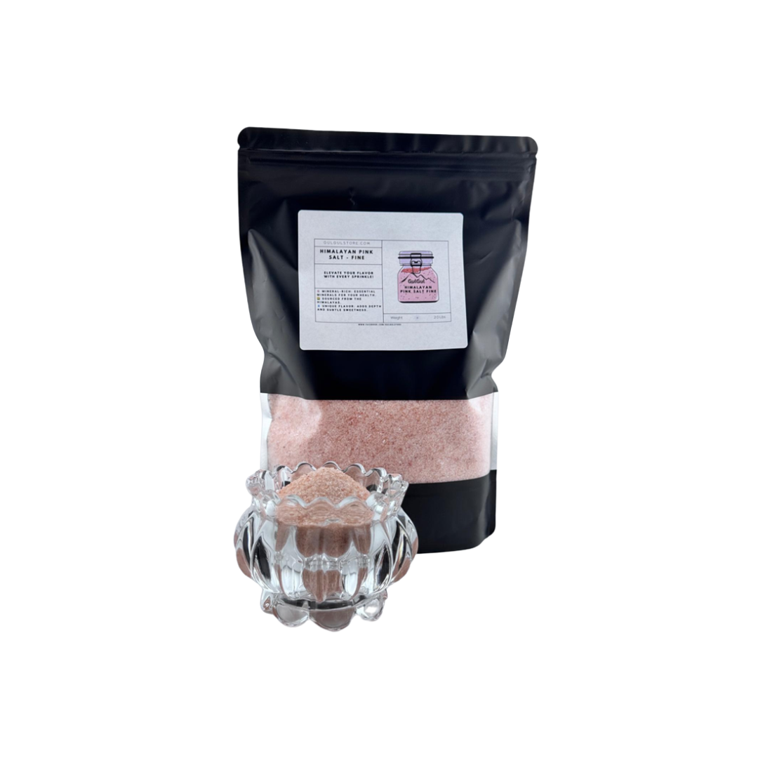 Gulgul Fine Himalayan Pink Salt – Natural, Mineral-Rich Cooking Salt for Everyday Use
