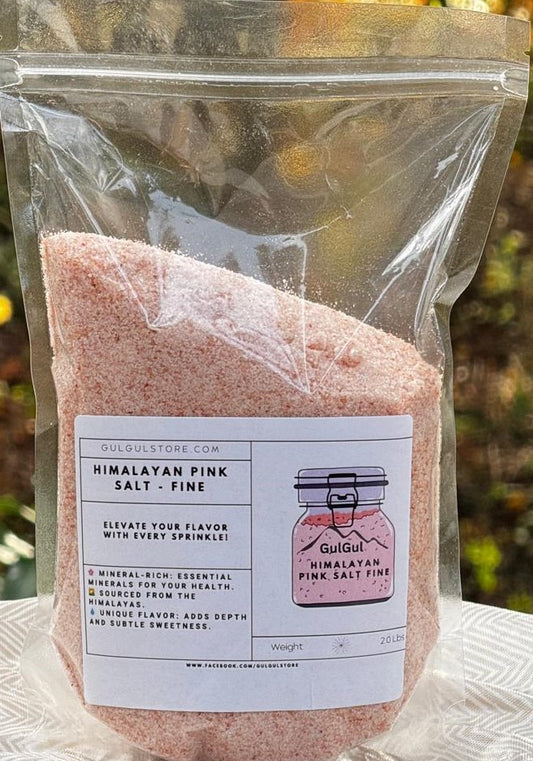 Himalayan Salt Pink -Fine - Premium Quality for Cooking & Health, 2Lbs | Gulgul Store