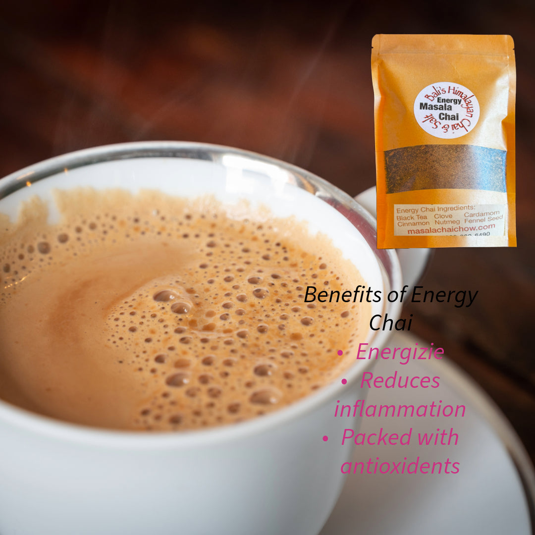 Energy Masala Tea - Energizing Herbal Chai for a Morning Boost | Gulgul Store