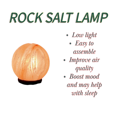 Himalayan Pink Rock Salt Lamp - Round Design