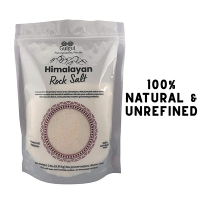 Fine white Himalayan salt being used to season light-colored sauces and delicate dishes